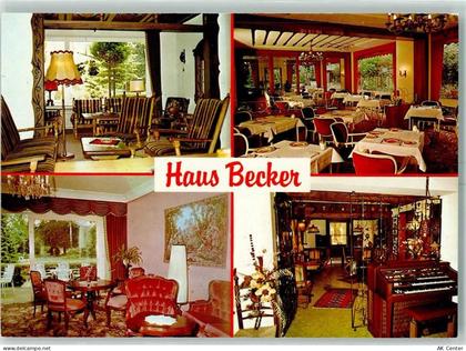 49196 W4518 Bad Laer - Haus Becker Innenansicht Heimorgel - 10329013