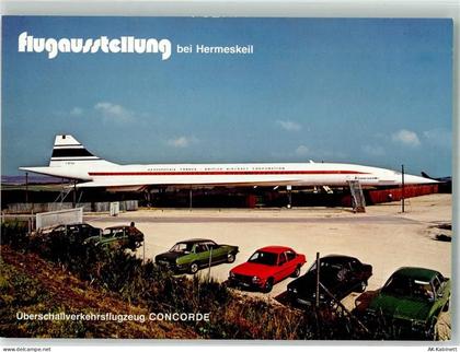 54411 W5508 Hermeskeil Foto AK Flugausstellung Concorde Oldtimer - 38143048