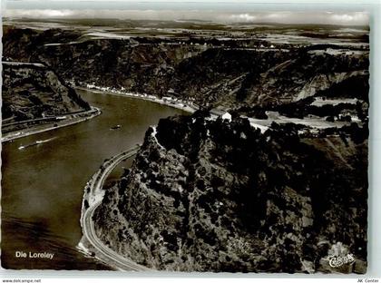 56346 W5421 Loreley - Fliegeraufnahme Loreley - 10232805