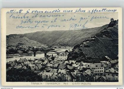 56841 W5580 Traben-Trarbach - Burg Gräfinburg Moselbrücke - 10018507