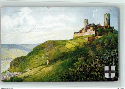 56841 W5580 Traben-Trarbach Künstlerkarte Burg Thurant sign. G. Rothgeb.... - 10119224