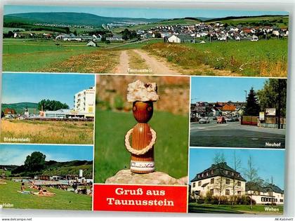 65232 W6204 Taunusstein Foto AK Bleidenstadt Neuhof Schwimmbad Freibad H... - 39563743