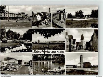 65428 W6090 Rüsselsheim - am Friedensbrunnen Stadtbad Frankfurter Strass... - 52155320