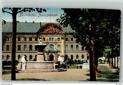 66482 W6660 Zweibrücken , Pfalz 1925 - Justizgebäude - 38262365