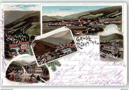 72250 W7605 Bad Peterstal-Griesbach 1897 Lithographie Bad Griesbach Oppe... - 51881452