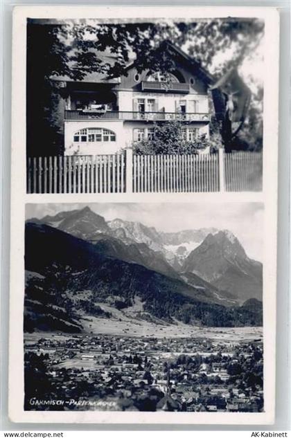 82467 W8100 Garmisch-Partenkirchen - Wohnhaus , Foto-Karte - 51053057