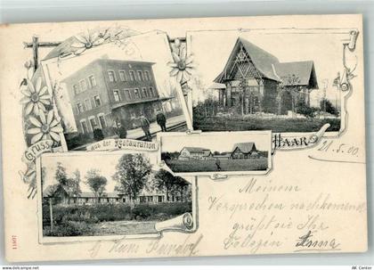 85540 W8013 Haar , Kr München 1900 - Bahnhof-Gasthaus Villa - 13669456