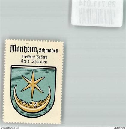 86653 W8855 Monheim , Schwab Vignette Wappen - 39711014