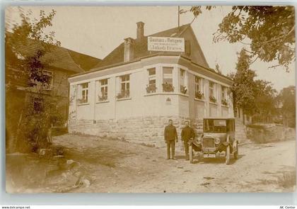 86807 W8938 Buchloe Privatfoto AK Gasthaus Metzgerei Jakob Friess Oldtim... - 13609112