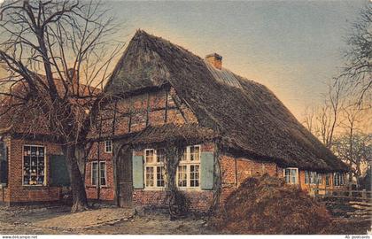 C133 Germany  Bad Bederkesa  traditional house vintage postcard