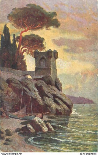 Landschaft AK Feldpost Wipperfurth 1915