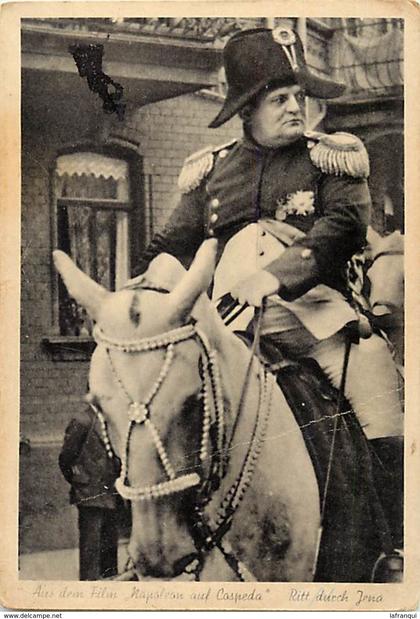 ref U491- size -format -env:15x10,5cms -artistes - allemagne -acteur allemand en napoleon  -film cinema -