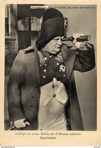 ref U492- size -format -env:15x10,5cms -artistes - allemagne -acteur allemand en napoleon  -