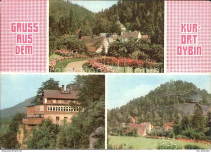 Oybin Sachsen Teilansicht Gaststaette Berg Oybin Kurpark