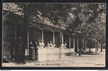 AK Blankenfelde, Kurgäste in der Liegehalle