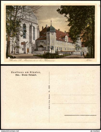 Ansichtskarte Panschwitz-Kuckau Pančicy-Kukow Gasthaus am Kloster 1925