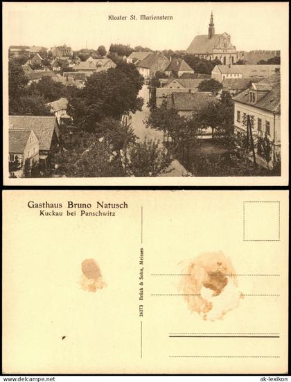 Ansichtskarte Panschwitz-Kuckau Pančicy-Kukow Straßenpartie 1928
