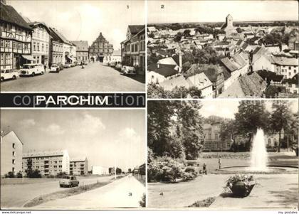 Parchim Ernst Thaehlmann Platz uebersicht Westring Rosengarten