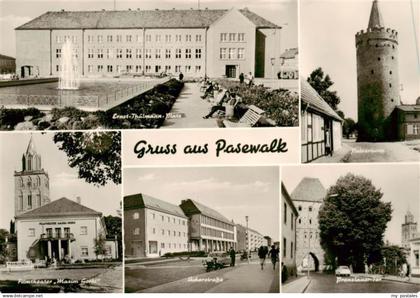 Pasewalk Mecklenburg Vorpommern Ernst Thaelmann Platz Pulverturm Filmtheater Max