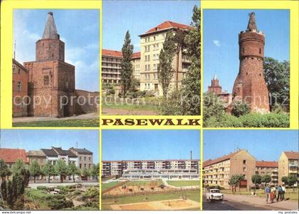 Pasewalk Mecklenburg Vorpommern Muehlentor Krankenhaus Mauerturm