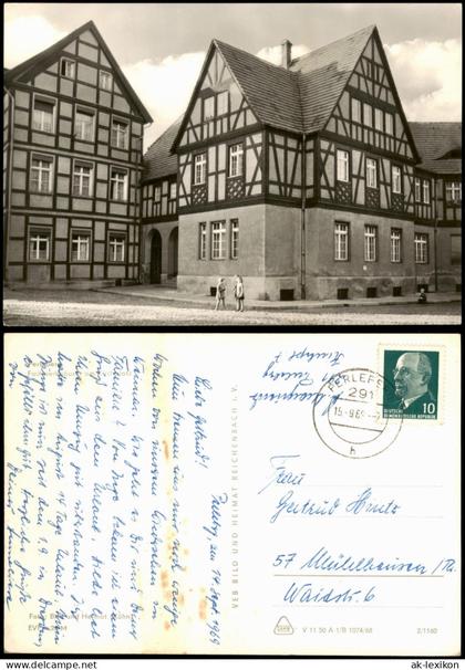 Ansichtskarte Perleberg Fachwerkhäuser am Kirchplatz 1969