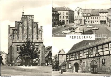 Perleberg Rathaus Markt Altes Wallgebaeude