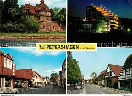 Petershagen Weser Schloss Mindener Strasse Hauptstrasse Bad Hopfenberg