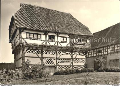 Pfullendorf aeltestes Wohnhaus Fachwerk erbaut 1317