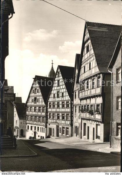Pfullendorf Altstadt Fachwerkhaeuser