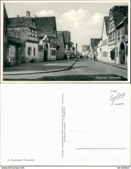 Ansichtskarte Pfungstadt Bornstraße 1934