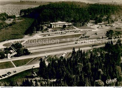 Pfungstadt Autobahn Rasthof Pfungstadt Fliegeraufnahme