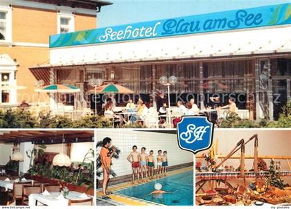 Plau See Seehotel Plau am See Terrasse Hallenbad
