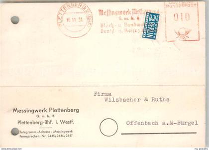 Plettenberg Messingwerk Plettenberg Umarbeitungskonto