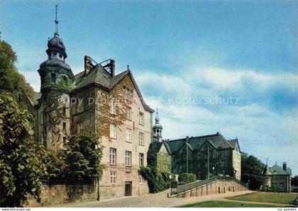 Ploen am See Schleswig-Holstein Schloss-Ploen Schloss Turm Sandstein Fassade Par