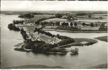 Ploen See Ploen Fliegeraufnahme ungelaufen ca. 1955