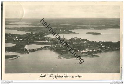 Plön - Luftaufnahme - Foto-AK - Verlag F. Henning Plön