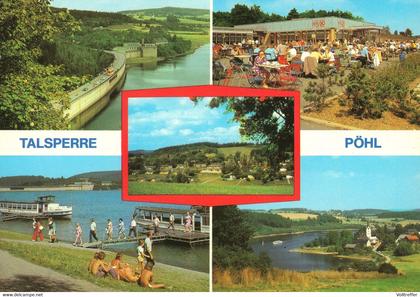 DDR Mehrbild AK um 1980 Talsperre Pöhl