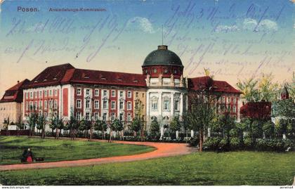 AK Posen Ansiedelungs-Kommission Posen 1915 gelaufen Postkarte
