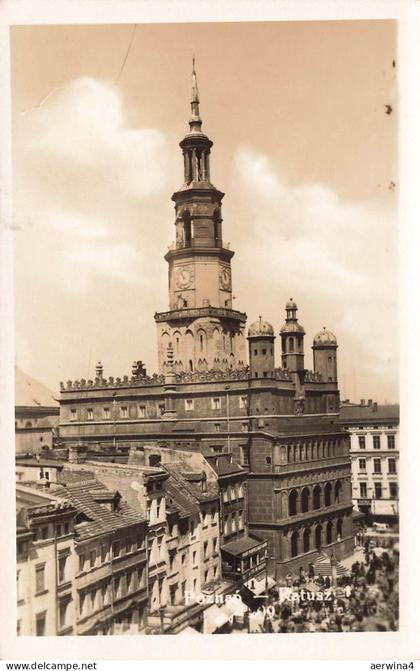 AK Posen Poznań Rathaus Posen ungelaufen Postkarte