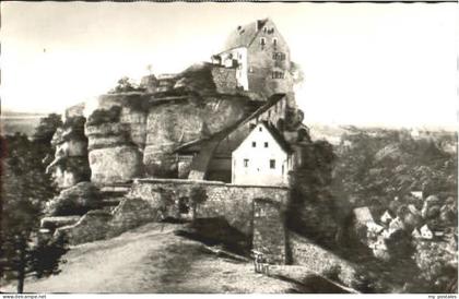 Pottenstein Oberfranken Schloss Pottenstein  o 1957