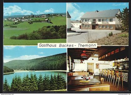 AK Auw / Prüm, Gasthaus Backes-Themann, Ortsansicht