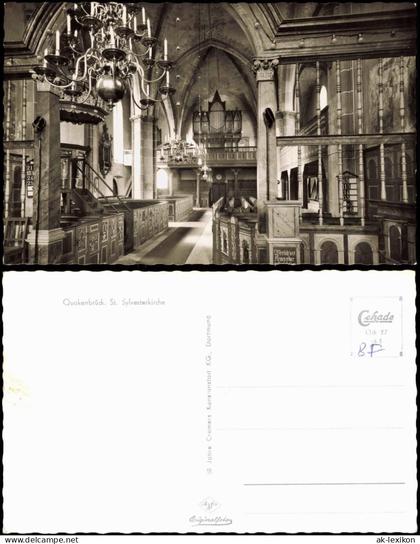 Ansichtskarte Quakenbrück St. Sylvesterkirche - Orgel 1965