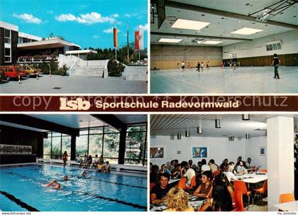 Radevormwald Landessportschule LSB Sporthalle Hallenbad Aufenthaltsraum
