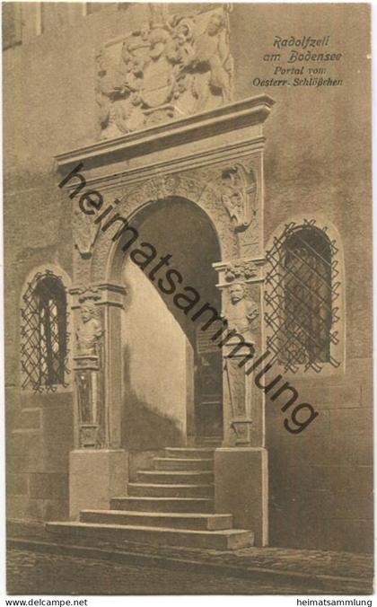Radolfzell am Bodensee - Portal vom österr. Schlösschen - Verlag Ferd Schmitz Radolfzell