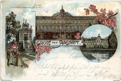 Gruss aus Rastatt - Litho