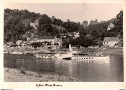 I6318 - Rathen Sächsische Schweiz Dampfer Leipzig Elbeschifffahrt Schiffahrt - Verlag Casper