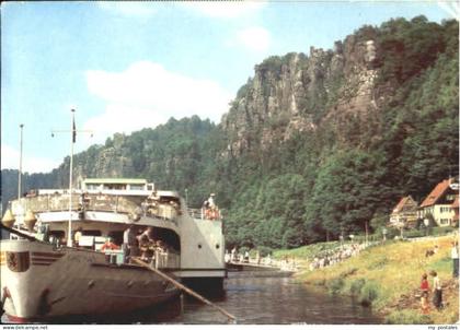 Rathen Saechsische Schweiz Rathen Anlegestelle x 1985