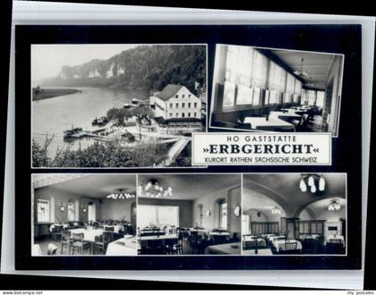 Rathen Saechsische Schweiz Rathen Sachsen Gaststaette Erbgericht