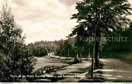 Holzhau Rechenberg-Bienenmuehle Partie an der Mulde zwischen Holzhau und Teichha