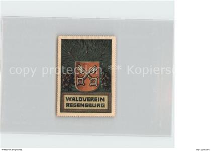 REGENSBURG Bayern Wappen Waldverein Regensburg